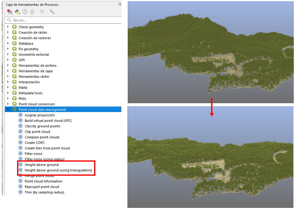 gemelos digitales en QGIS