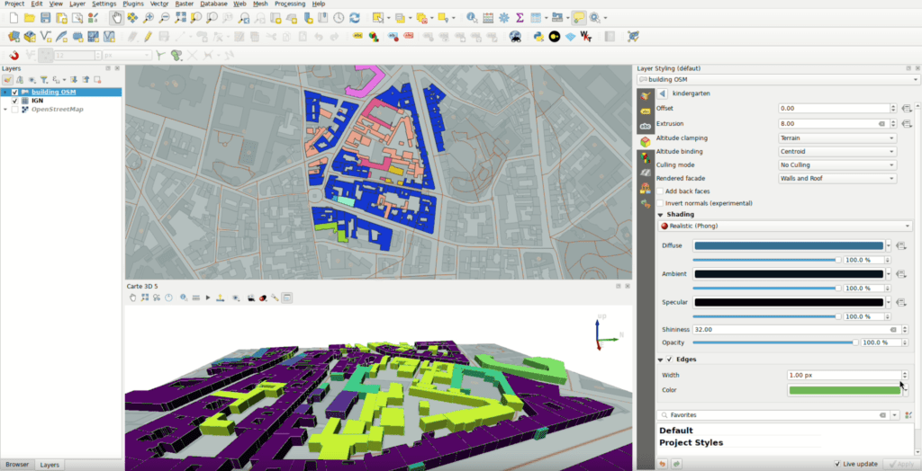 QGIS 4.2 evolución en el modelado 3D