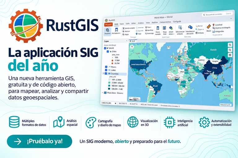 Blog - MappingGIS - RustGIS: la aplicación SIG del año que todo técnico GIS debería probar